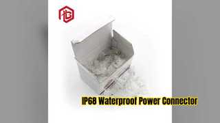 Conector de alimentación IP68 con enchufe impermeable Bett M15
