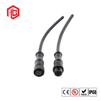 M12 Copper Housing 30A IP68 Male/Female Waterproof Connector