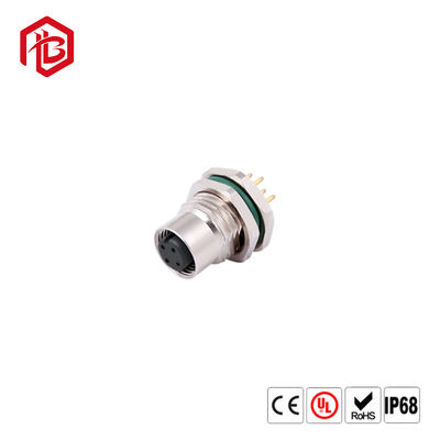 Comprar El tornillo de enchufe hembra-varón de la prenda impermeable del conector del sensor M12 roscó el acoplamiento 4 Pin 5 8 un tipo conectores del sensor online manufacture