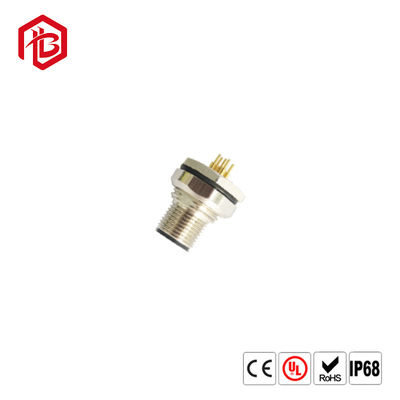 Comprar Conector de ángulo recto de Pin Aviation Assembly M12 del código 4 de la prenda impermeable IP67 A/B/D de Ethernet online manufacture