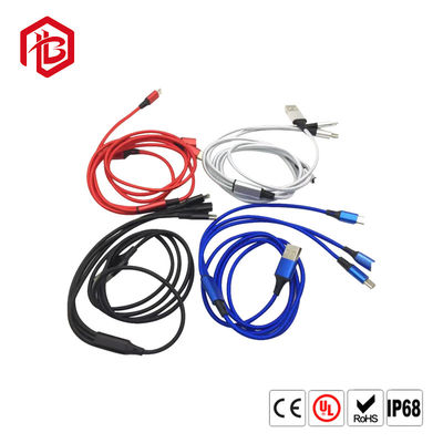 Comprar Cable micro de nylon de carga rápido de Android USB 2,0 de alta calidad USB del cable del cargador de Bett el 1m los 2m 3M LED online manufacture