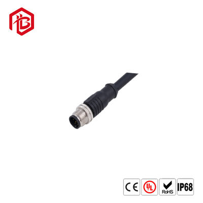 Comprar Conector hembra-varón del sensor del conector de cable del enchufe de la prenda impermeable M12 con el cable de los 2m online manufacture
