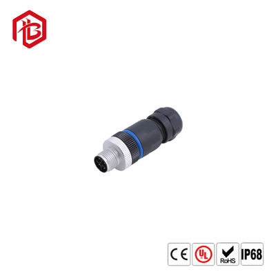 Comprar Varón 2/3/4/5 Pin Panel Mounted Socket Connector del reborde del cuadrado de la prenda impermeable IP67 del conector M12 online manufacture