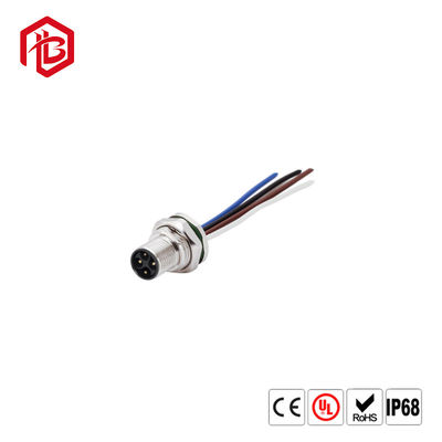 Comprar Conector impermeable anguloso recto plástico de la aviación de la señal M12 online manufacture