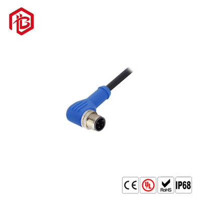 Comprar M12 S-cifró el conector de poder 4 Pin Waterproof Molded Corded Plug online manufacture