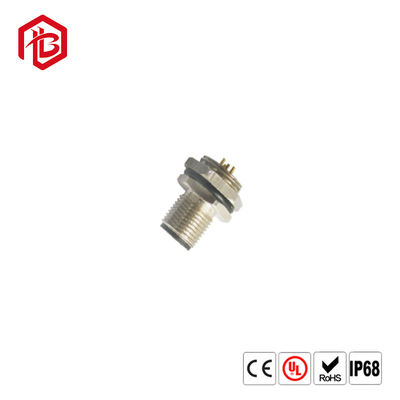 Comprar Campo Wireable de la nuez de M12 5 PIN Male PG7 derecho un acoplamiento del metal del conector circular del código online manufacture
