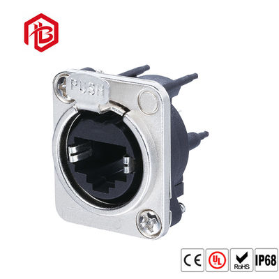 Comprar PVC TPE IP69 Rj45 Conector femenino red de comunicación dedicada conector Ethernet impermeable online manufacture