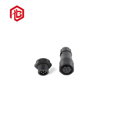 Comprar 300V m14 panel montaje de nylon enchufe negro luminarias ambientales alarmas conector de cable a prueba de agua online manufacture
