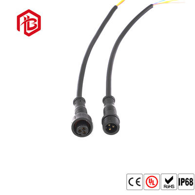 Comprar M11 Conector circular impermeable Conector de luz LED 2 3 4 5 pin PVC conector integrado de inyección moldeado online manufacture