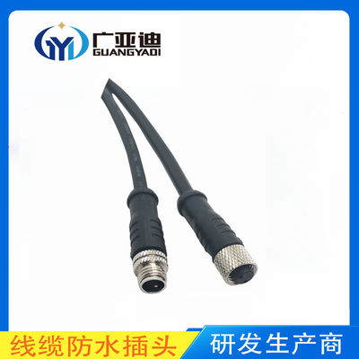 Comprar Conector impermeable de metal M8 para cables de 3 pines masculinos y femeninos online manufacture