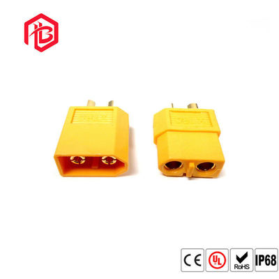 Comprar Conector de batería de alimentación dorado latón chapado en nylon 12V XT60 XT90 Enchufe macho hembra Banana Bullet Plug para batería RC Lipo FPV Drone online manufacture