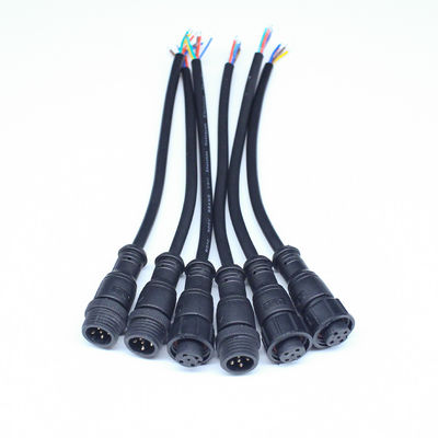 Comprar M15 Waterproof Circular Connector with 2-8 Pin Screw Terminal, 1A-25A Current Rating, and 2-8 Cores for Automotive and Industrial Applications online manufacture