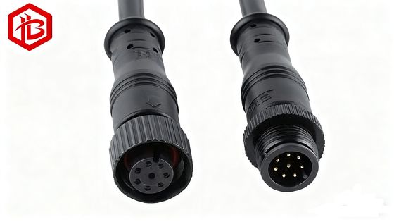 Comprar Conectores de cableado eléctrico impermeables de alta calidad M12 METAL PLUG 2 3 4 5 6 7 8 pines online manufacture