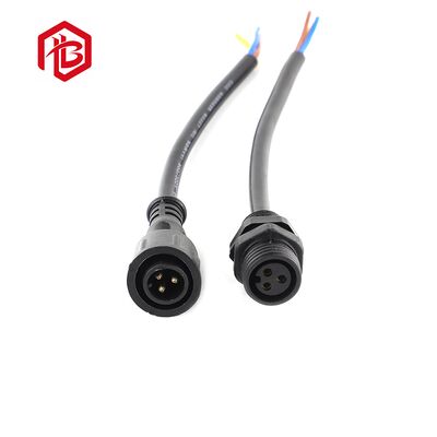 Comprar M19 PANEL MOUNT PLUG Conector masculino y femenino 2-5 pines LED circular FPC/PCB de potencia de cobre contacto conector de cable a prueba de agua online manufacture