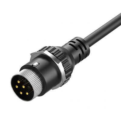 Comprar M16 CON CABLE Conector masculino y femenino 2 3 4 5 Pin Circular LED Iluminación exterior Conector de cable impermeable online manufacture