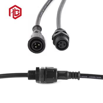 Comprar M19 Cable con contactos de cobre Casilla de nylon hombre/mujer LED Aplicación aeroespacial online manufacture