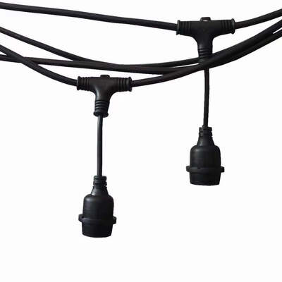 Comprar Portalámparas E27 con cable de cobre y interruptor 110V, enchufe de alta calidad para sistema de energía solar LED FPC IP67 online manufacture
