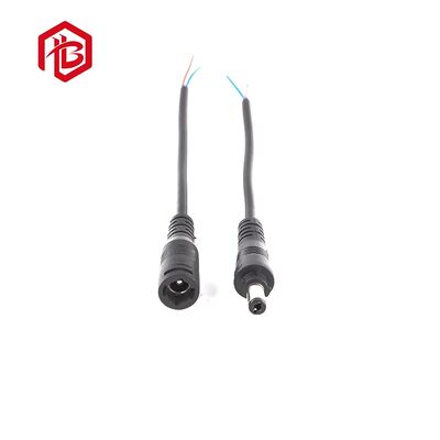 Comprar 5.5x2.1mm Conector de cable negro 3528 5050 Luz de banda LED 2A enchufe de corriente continua 12V calificado 2P Hombre Hombre de cobre ABS carcasa de nylon online manufacture