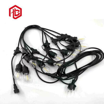 Comprar Luces de cadena LED para exteriores IP65 a prueba de agua, 48 pies, blanco cálido, iluminación colorida para jardín, personalizable, 3 años, 30000 horas de vida útil, cobre online manufacture