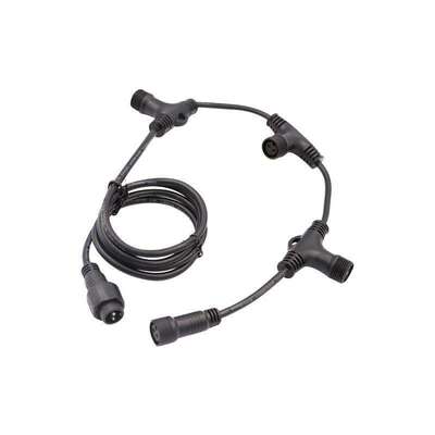 Comprar Conectores de tira de luz LED de cobre impermeables tipo T divisor M12 para aplicaciones aeroespaciales, UHF RF, sistema de energía solar, PCB IP68 online manufacture