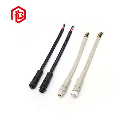 Comprar M12 Plug plano IP67 Conectores circulares impermeables 5A de cobre FPC RF Sistema de energía solar 3P online manufacture