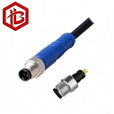 Comprar Conector circular impermeable OEM ODM M5 de 4 pines con contacto de cobre y carcasa de acero inoxidable para sistemas de energía solar y aplicaciones de PC online manufacture