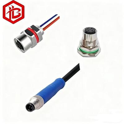 Comprar Cable conector circular impermeable macho/hembra de 4 pines M5 OEM ODM para aplicaciones de potencia RF UHF PCB aeroespaciales online manufacture