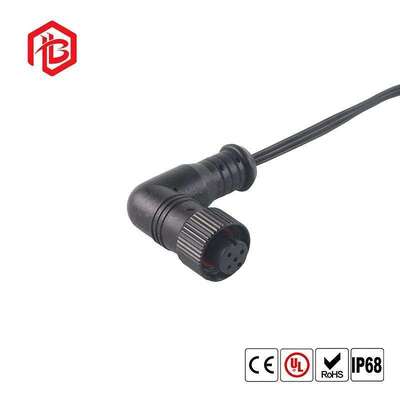 Comprar M12 Codo en ángulo recto Hombre/Mujer Adaptador de alimentación de PCB RF UHF 2-8 conector de pines con clasificación IP68 online manufacture