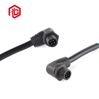 Comprar Conector de cable hermético de ángulo recto de M14 IP67 2 a Pin 4 para el poder del conductor online manufacture