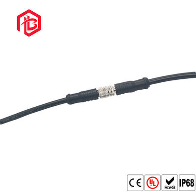Comprar Conector hembra-varón impermeable de nylon del cable eléctrico de la base del metal M8 3 online manufacture
