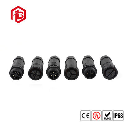 Comprar Conector hembra-varón impermeable del Pin del nilón negro/PVC 3 online manufacture