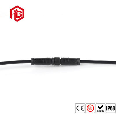 Comprar Conector de poder hermético del PIN del PIN 3 de la luz negra 2 del blanco LED online manufacture