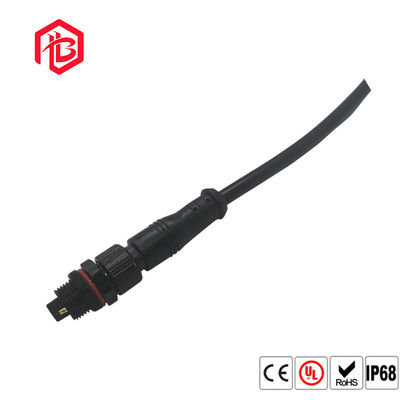 Comprar 250V conector impermeable del soporte IP67 M12 del panel del PVC 4 poste online manufacture