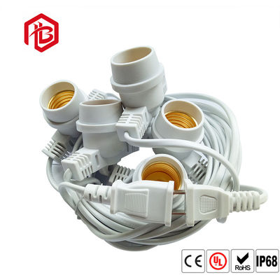 Comprar Tenedor 2 Pin Lamp Stand Fittings de la lámpara del metal Ip67 Ip68 300v E27 online manufacture