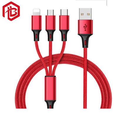 Comprar 3 en 1 cable de carga rápido del cargador del teléfono móvil del cable de datos de 5A 100W online manufacture