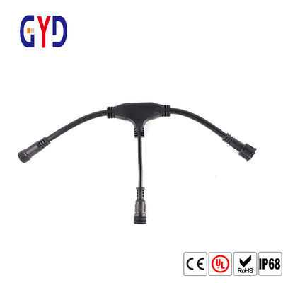 Comprar El divisor impermeable T llevó el conector moldeado manera de los conectores 3 del alambre online manufacture