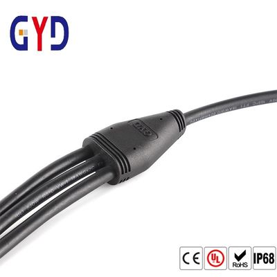 Comprar 3 blanco impermeable eléctrico del negro del conector de cable del divisor de la manera IP67 online manufacture
