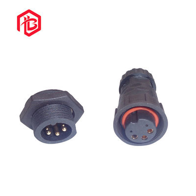 Comprar Contacto plateado oro impermeable del conector M25 de los datos 300VAC con la cubierta a prueba de polvo online manufacture