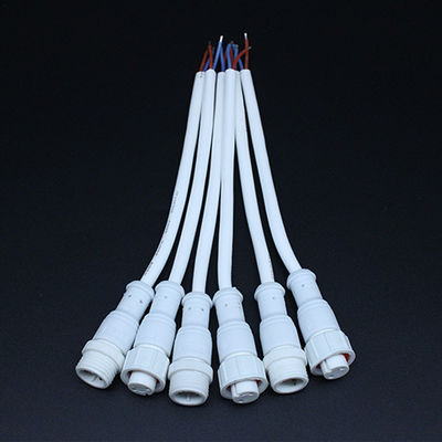 M15 Waterproof Circular Connector with 2-8 Pin Screw Terminal, 1A-25A Current Rating, and 2-8 Cores for Automotive and Industrial Applications