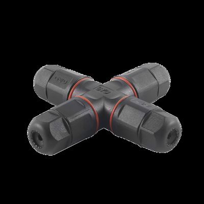 Factory Outdoor 4 Way X Type IP68 Waterproof Copper Submersible Electrical Cable Joint Solar Power System Wire Connections
