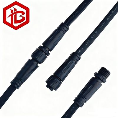 M10 PVC PLUG 2 3 4 Pin  Faucet LED Outdoor Lamp Waterproof Male and Female Plug Power Cord Connector