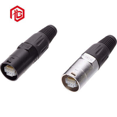 IP67/IP68 Aerospace Grade Outdoor Waterproof Copper Contact Ethercon 3PIN RJ45 Connector for Automotive & Aerospace Applications