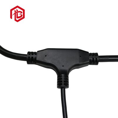 T Type Male/Female Copper Waterproof Connectors Three Way 2 3 4 Pin Cable for Aerospace Power Outdoor Lighting