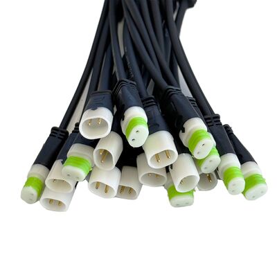 Fat Plug IP65 Waterproof LED Light Outdoor Lighting Connector 220V UHF PCB Power Plug Butt Connector Plug Wire