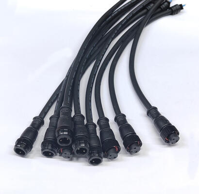 M16 Waterproof Copper Wire Cable ConnectorG YD Bett 2 Pin 250V/300V Metal Male Female Solar Power System Microwave