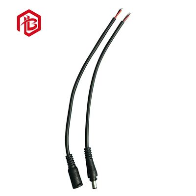 Bett 5.5x2.1mm Black Cable Connector 3528 5050 LED Strip Light 2A DC Plug 12V Rated 2P Male Female Copper ABS/NYLON Housing IP67