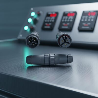 M15 FLANGED Waterproof Plug Male/Female Panel Mount Cable Connector 2-4Pin IP68 for PCB RF Street Light Project