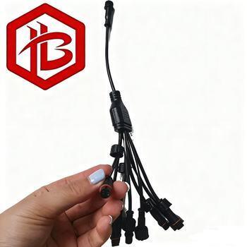 M11 PVC Plug UHF PCB Connector IP68 Rated Copper Contact Multi-Pin Waterproof Circular Connector