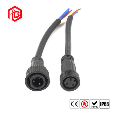 M23 Waterproof Male/Female Copper Connector with Cable RF/UHF Rated 16A for Solar Power Systems
