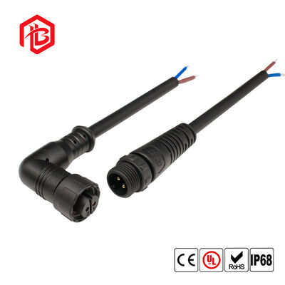 M12RIGHT-ANGLED ELBOW Waterproof Connector Male/Female Copper 6A for Aerospace Microwave Applications